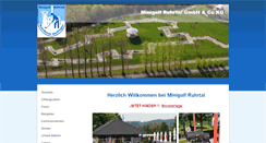 Desktop Screenshot of minigolf-ruhrtal.de
